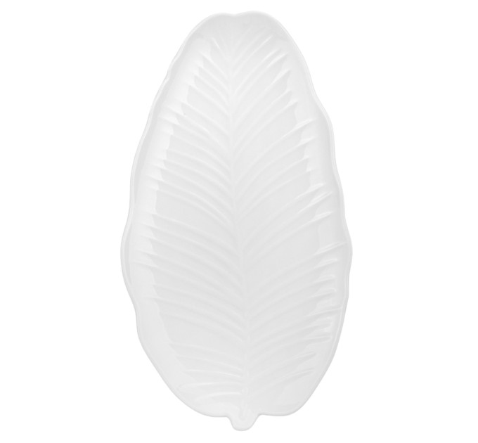 Блюдо "Белый лист", 30 см, (комплект 6 шт) (9095-013)