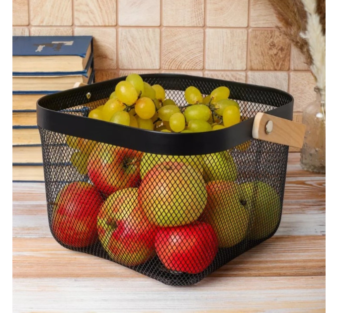 Кошик металевий "Затишна оаза", 28 * 18 см (9138-005)