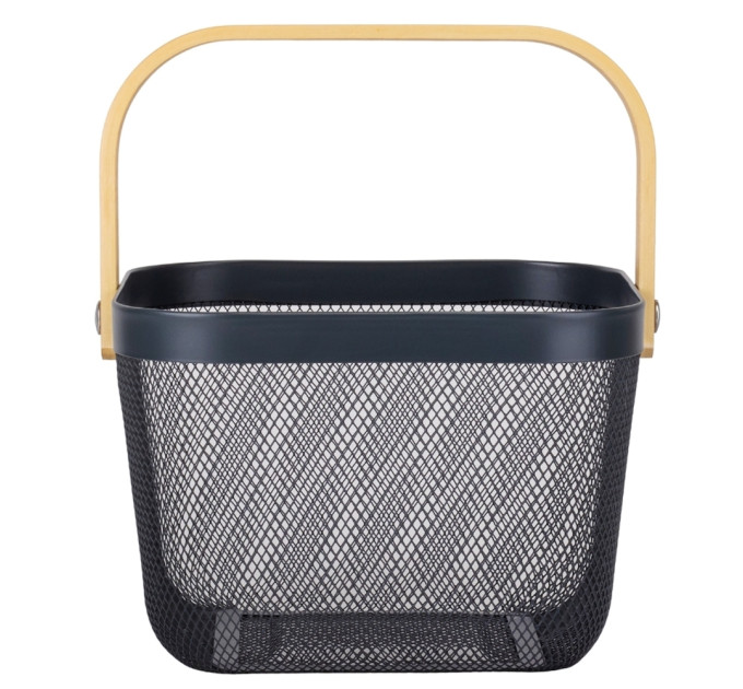 Кошик металевий "Затишна оаза", графітовий, 24,5 * 17 см (9138-007)