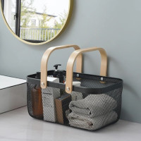 Корзина металлическая "Уютный оаза", черная, 40*17 см (9138-008) Корзина металлическая "Уютный оаза", черная, 40*17 см (9138-008)