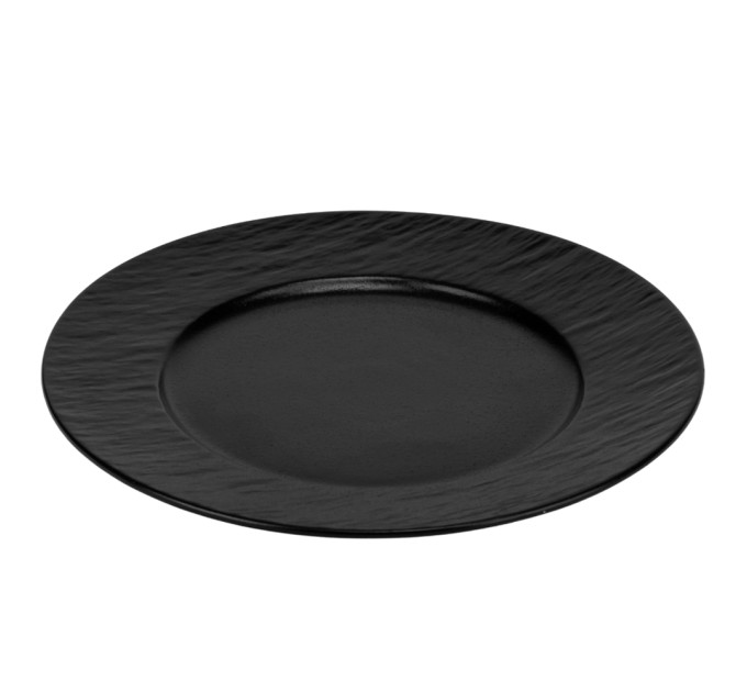 Тарелка "Инь и ян", черная, 27 см (9096-006)