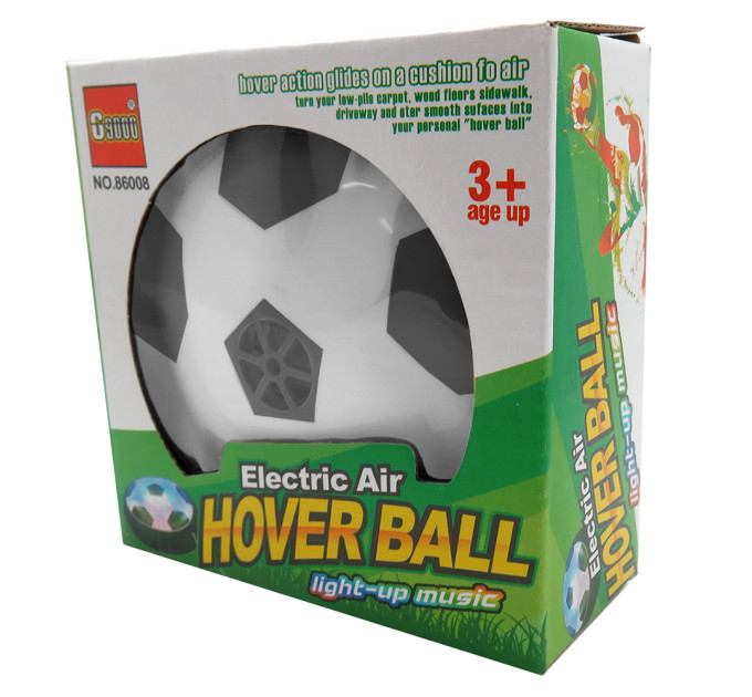 Игра Летающий футбольный мяч Hover Ball (11см) черный