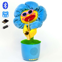 Интерактивная игрушка танцующий Цветок, блютуз колонка с FM радио Dancing Flower (голубая) Интерактивная игрушка танцующий Цветок, блютуз колонка с FM радио Dancing Flower (голубая)