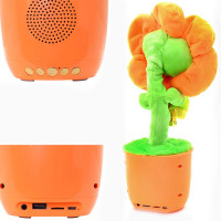 Интерактивная игрушка танцующий Цветок, блютуз колонка с FM радио Dancing Flower (оранжевая) Интерактивная игрушка танцующий Цветок, блютуз колонка с FM радио Dancing Flower (оранжевая)