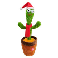 Интерактивная плюшевая игрушка танцующий Кактус НГ повторюшка Интерактивная плюшевая игрушка танцующий Кактус НГ повторюшка