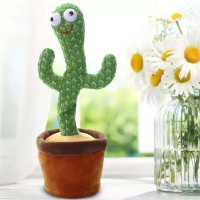 Интерактивная плюшевая игрушка танцующий Кактус повторюшка Интерактивная плюшевая игрушка танцующий Кактус повторюшка