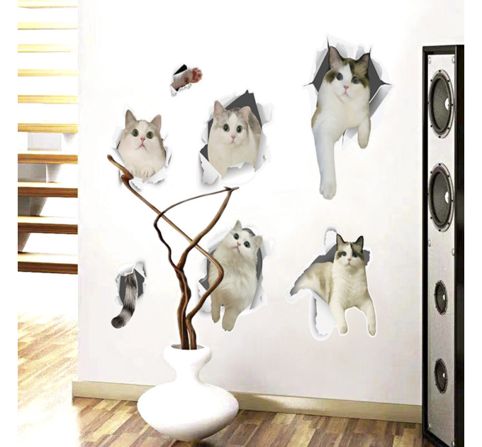 Интерьерная наклейка CD Кошки SK6066 60х45см