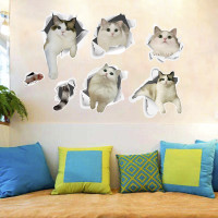 Интерьерная наклейка CD Кошки SK6066 60х45см