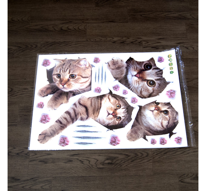 Інтер'єрна наклейка CD Кошенята SK7116 70х50см