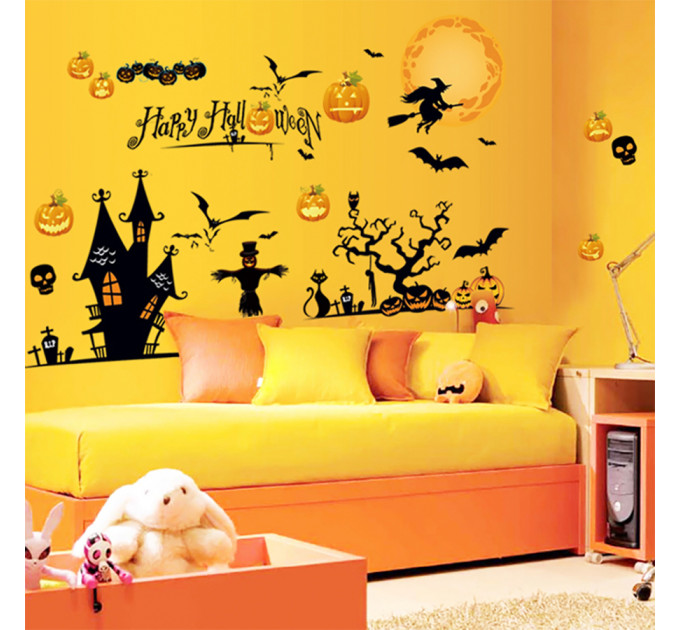 Интерьерная наклейка HL Дом с привидениями MJ8006 60х90см