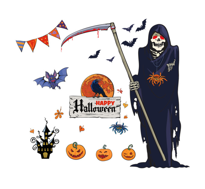 Интерьерная наклейка HL Смерть SK9318 60х90см