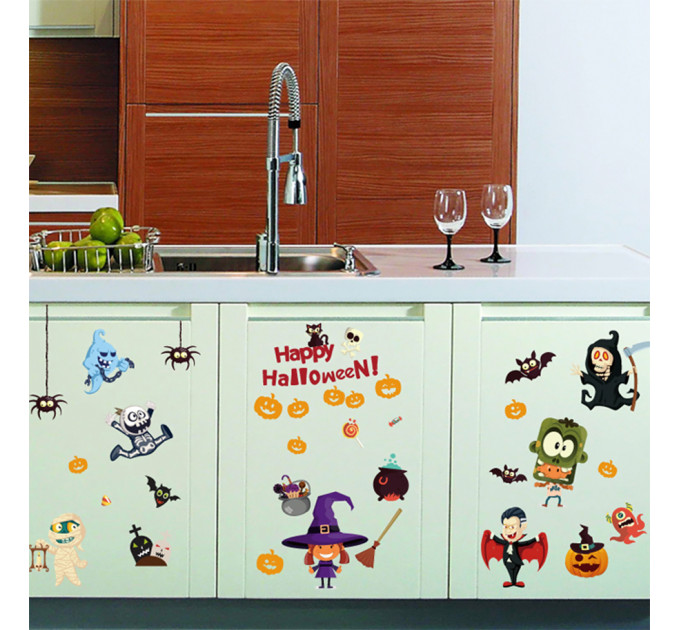Интерьерная наклейка HL Вечеринка Хэллоуин SK9096 60х90см