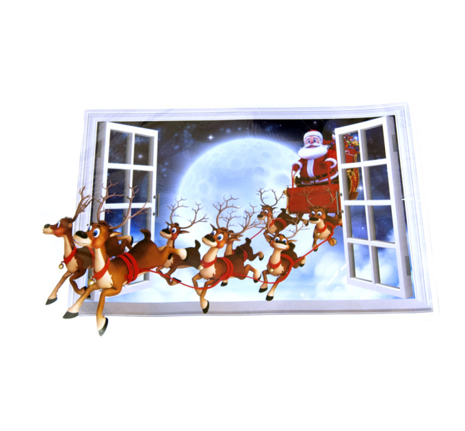 Интерьерная наклейка NG Санта  DLX7229 50х70см