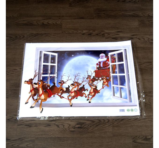 Интерьерная наклейка NG Санта  DLX7229 50х70см