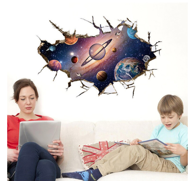 Інтер'єрна наклейка SS Планети SK9066B 90х60см