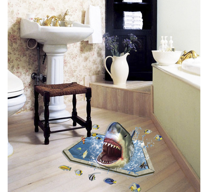 Интерьерная наклейка ZOO Акула SK9023 90х60см