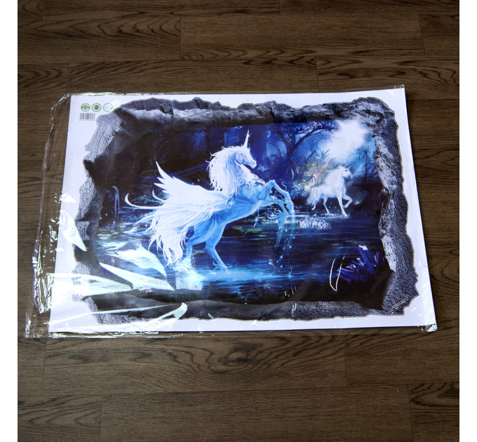 Интерьерная наклейка ZOO Единорог XH7240 70х50см