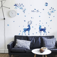 Интерьерная наклейка ZOO Голубой Олень SK9181 60х90