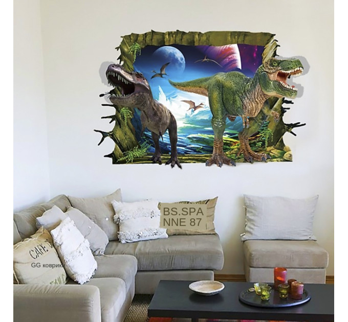 Интерьерная наклейка ZOO Мир Динозавров AY9265 90х60см