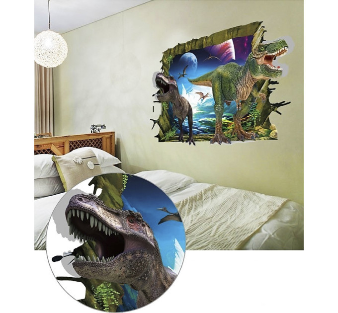 Интерьерная наклейка ZOO Мир Динозавров AY9265 90х60см