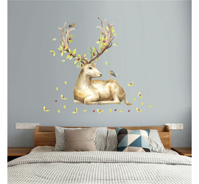 Интерьерная наклейка ZOO Олень JM7354 90х60см