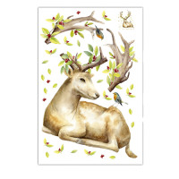 Интерьерная наклейка ZOO Олень JM7354 90х60см