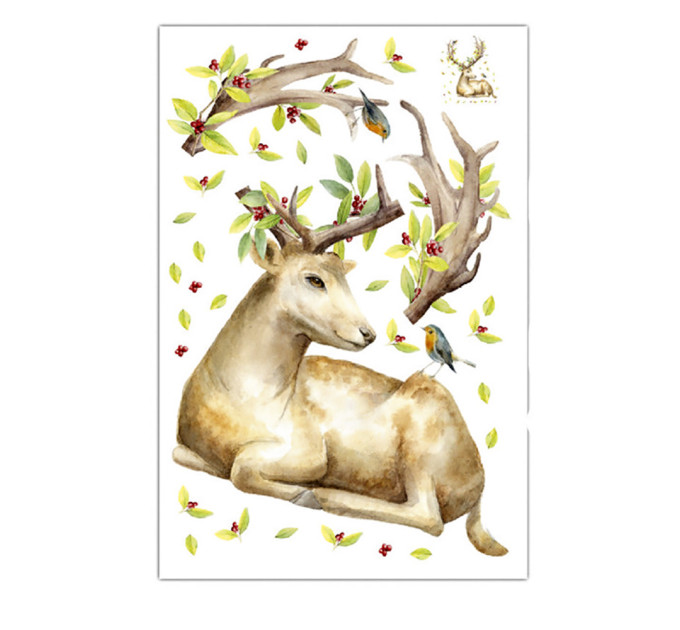 Интерьерная наклейка ZOO Олень JM7354 90х60см