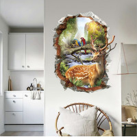 Интерьерная наклейка ZOO Олень XH7253 70х50см