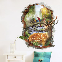 Интерьерная наклейка ZOO Олень XH7253 70х50см