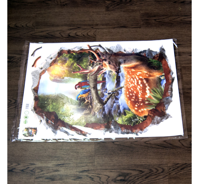 Интерьерная наклейка ZOO Олень XH7253 70х50см