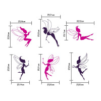 Интерьерная наклейка Детская Феи AY7022 70х50см