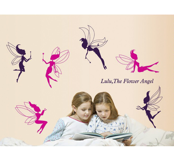 Интерьерная наклейка Детская Феи AY7022 70х50см