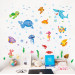 Интерьерная наклейка Детская Подводный мир XL7206 70х50см