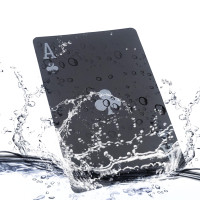 Карты игральные пластиковые (черные) Карты игральные пластиковые (черные)