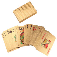 Карты игральные пластиковые (золотые) Карты игральные пластиковые (золотые)