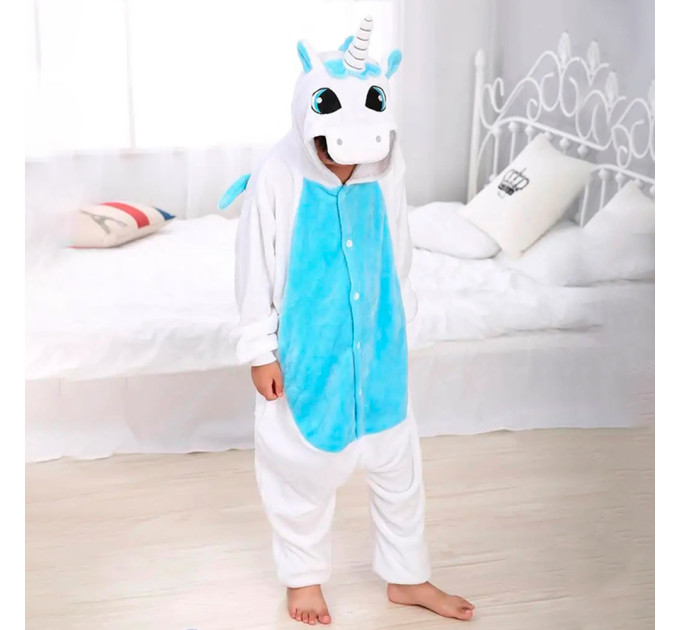 Кигуруми детский Единорог (белый) 110
