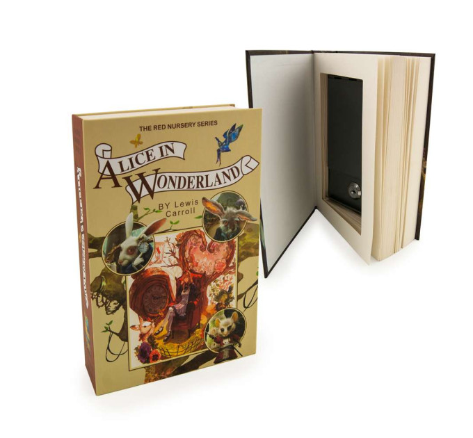 Книга сейф со страницами Л.Кэрролл