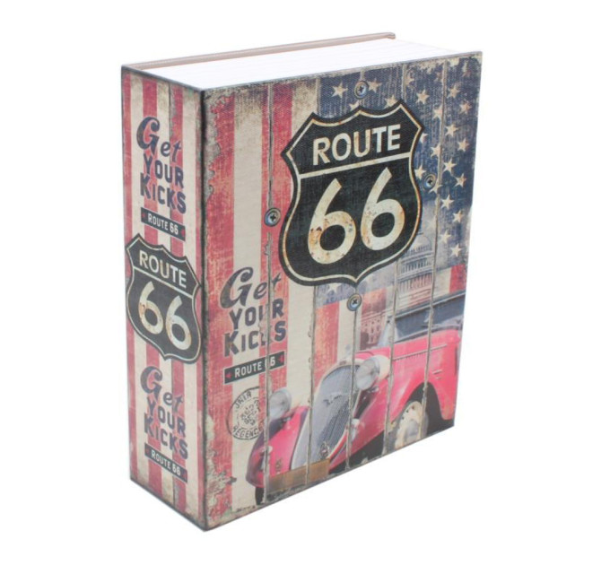 Книга сейф (24см) Траса 66