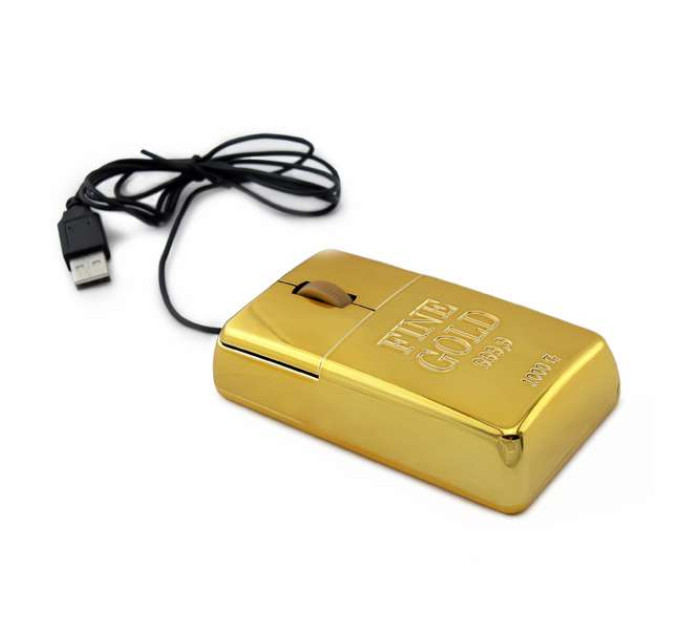 Компьютерная мышка Слиток Золота