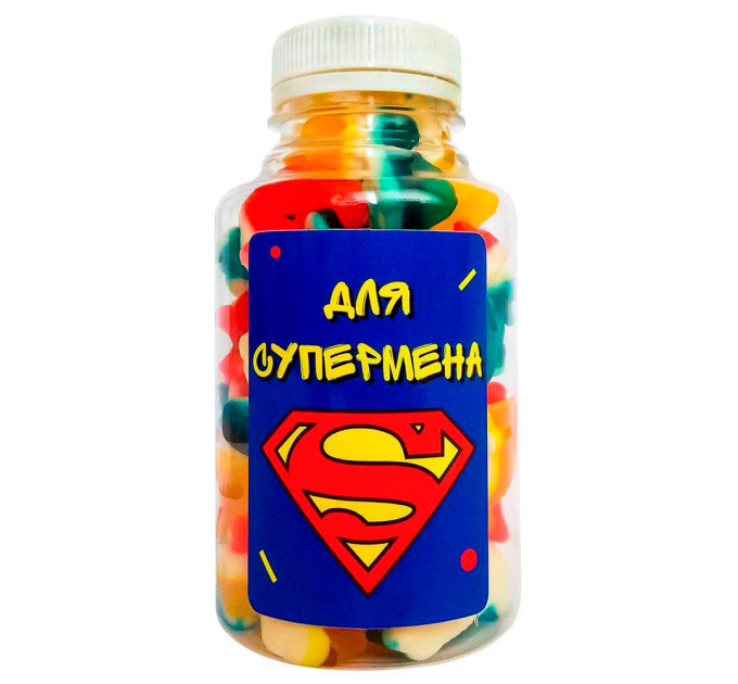 Цукерки у банку Для супермена