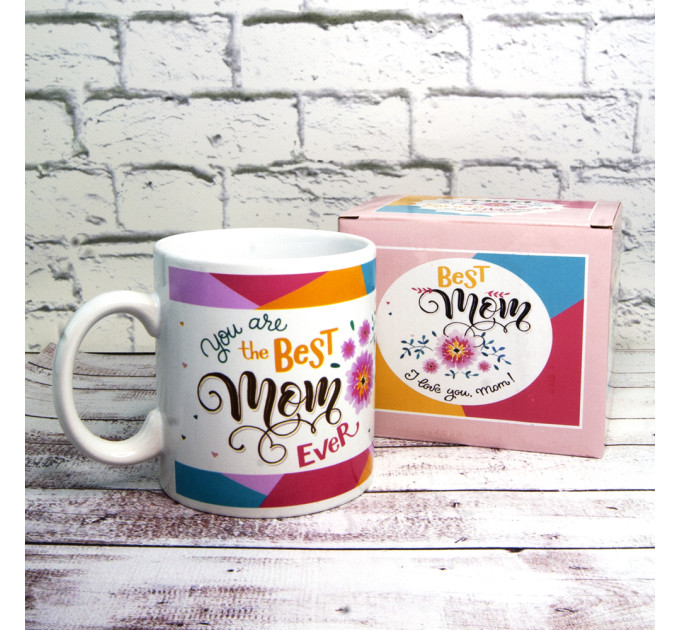 Кружка для мамы Best Mom ever 600 мл