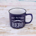 Кружка для папы My father hero 400 мл 12745 (фиолетовый)