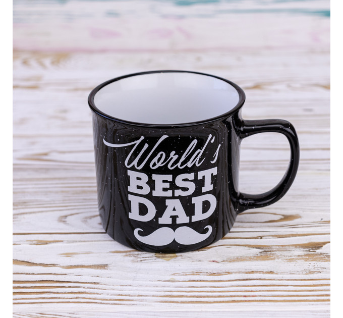 Кружка для тата World's best dad 400 мл 12747 (чорний)
