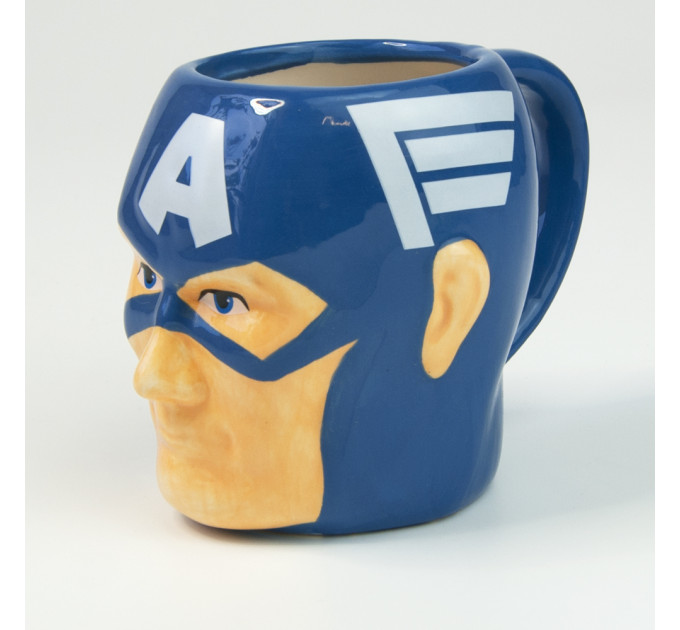 Кружка фигурная Капитан Америка