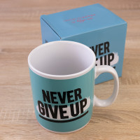 Кружка Гигант Never give up Кружка Гигант Never give up
