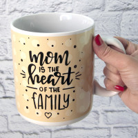 Кружка Гигант Мама сердце семьи