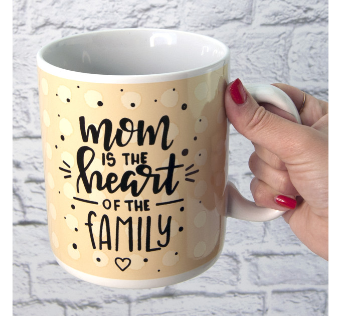 Кухоль Гігант Мама серце сім'ї