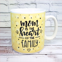 Кухоль Гігант Мама серце сім'ї