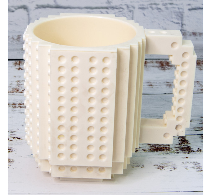 Кружка Лего конструктор (белая)