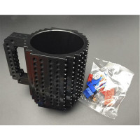 Кружка Лего конструктор (черная)